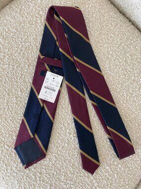 New J.Crew Factory silk striped tie